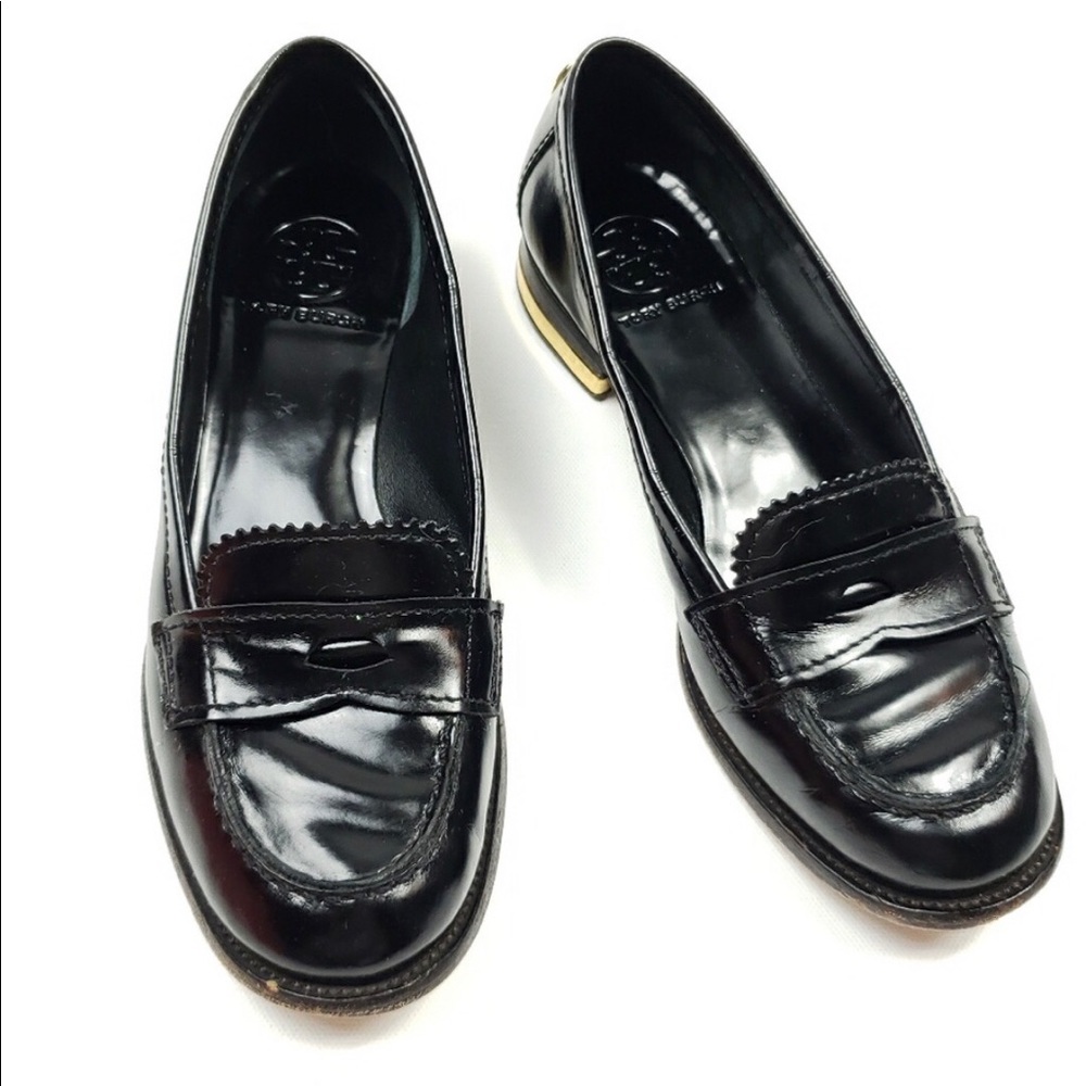 PRICE DROP-Tory Burch Black Clayton Loafers